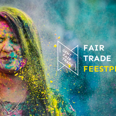 Fair Trade Feestplein-banner vrouw 2
