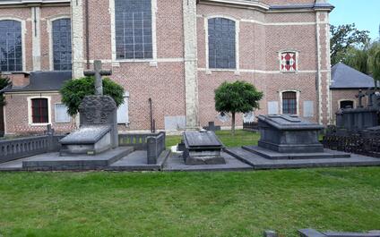 graven op de begraafplaats Wondelgem Dries